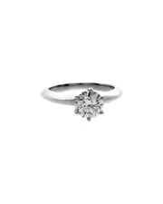 Tiffany & Co. Platinum 0.96 ct. tw. Diamond Solitaire Ring (Authentic Pre-Loved)
