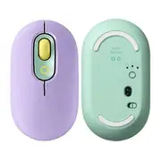 POP Pebble M350 Wireless Bluetooth Mouse Office Silent Mouse Female Mouse Portable Mouse Laptop Tablet Pebble Shape Mice & Trackballs pop Purple