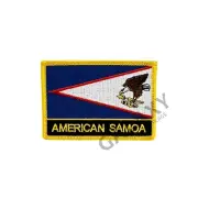 American Samoa Patch / American Samoa Flag / Iron On