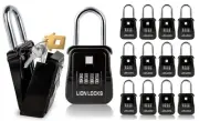 Lion Locks 1500 Key Lock Box With Code, Lockbox For Keys Outdoor, Real