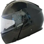 Apex MC500 Carbon Solid, flip up helmet , color: Black , size: XL
