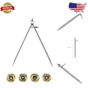 Master Precision with 20-Inch Spring Joint Caliper - Ideal for Geometry Drafting