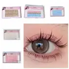 DIY Fluffy False Eyelashes Lashes Extension Segmented Eyelashes Bundles Party
