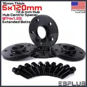 [4] 15mm Thick BMW F-Body 5x120 C.B 72.6 Wheel Spacer Kit 14x1.25 Bolts Included (for: BMW)