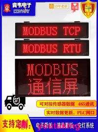 在飛比找露天拍賣優惠-現貨定制LED顯示屏室內單紅雙色modbus通訊可二次開發4