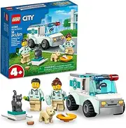 [LEGO] City Vet Van Rescue 60382 Building Toy Set for Preschool Kids, Boys, and Girls Ages 4+ (58 Pieces)