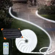 50Ft Solar LED Strip Lights Outdoor, 540 LED Long Strip Lights IP68 Fully Waterp