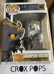 CHAMPION VIKTOR 1487 ARCANE Funko Pop Vinyl New in Mint Box + PROTECTOR