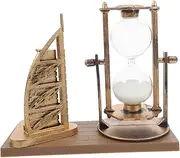Vintage Sand Timer Decorative Retro Sandglass for Living Office Home Decor Unique Housewarming Present Delicate Decor with Lighthouse Design
