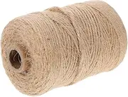 1Roll Decorative Rope Natural Jute Twine for DIY Crafts Present Wrapping Wedding Decor and Home Embellishments Durable Safe and Practical Packaging Accessory