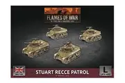 Flames of War: Stuart Recce Armoured Troop (x4 Plastic)