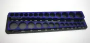 Sedy Magnetic Socket Holder Organizer 1 - 1/4" Drive Socket Storage for Tool Box