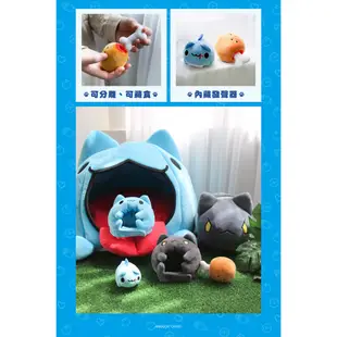 Fandora 貓貓蟲咖波 寵物玩具 咖波魚 肉肉 貓用 犬用 貓狗通用 藏食玩具 發聲玩具 寵物玩具 貓玩具 狗玩具