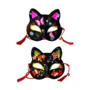 Japanese Foxes Mask Masquerade Halloween Party Props Cosplay Costume Accessories