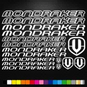 FITS Mondraker Vinyl Decal Stickers Sheet Bike Frame Cycle Bicycle Mtb Road