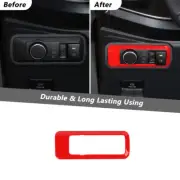 Red Inner Central Console HeadLight Switch Panel Cover Trim for Ford Bronco 21+ (for: Ford)