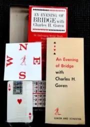 1959 UNUSED CONTRACT BRIDGE goren CARDS BOOK BOX charles h. simon schuster