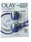 Olay Ultimate Retinol 24 + Vitamin E + Peptide Night Moisturizer 1.7 oz (2-Pack)