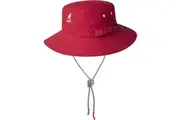 Kangol Utility Cords Jungle Hat Camping Sun Protection Fishing Cap - Red
