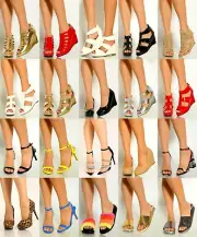 Lot 12 Pairs Wholesale Women's High Heels Shoes Platform Wedge Pumps sandals