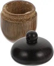 TEHAUX Practical Open-Close Nut Pendant Wooden Pendant for DIY Projects Present Idea