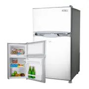 NNEMB 95L Portable Upright Fridge Refrigerator 12V/24V/240V for Motorhome-Caravan