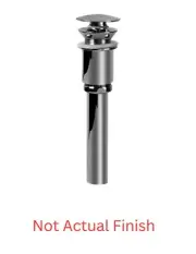 Graff G-9955-BN Push-Top Pop-Up Umbrella Drain W/ Overflow BRUSHED NICKEL New!