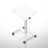 在飛比找PChome24h購物優惠-【aka】mini移動式坐站氣壓升降桌(一般型)-白色