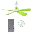 DC5V 5W Remote Control Timing Camping Fan 3 Gears Tent Ceiling Fan