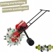Large Fertilizer Spreader&Wheels Lawn Grass Seed Seeder Fertilizer Lawn Spreader