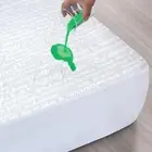 Waterproof Bamboo Mattress Protector Ultra Soft Matress Pad Bed Cover Fitted Dee