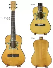Alulu Solid Lagerstroemia wood Tenor ukulele, Turtle pattern rosette, BU900-902