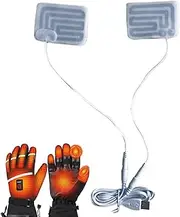 [Generic] Electric Heated Thin Gloves, Heated Gloves Safe and Comfortable Glove Covers | Portable Gloves for Picnic, Outdoor Camping Hiking