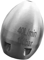 Drain Cleaning Nozzle 3/8inch Drain Sewer Cleaning Durable 5000 PSI Patio 40L