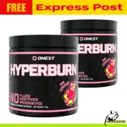 2 X Onest Hyperburn Elite Thermogenic Weight Loss Fat Burner All Flavours