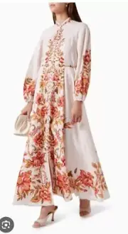 Zimmermann vacay billow Long Dress BNWT Size 1