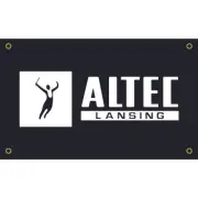 Altec Lansing black Sign Flag decorative Banner HIFI Sound room Audio Display