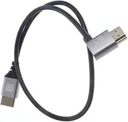 JEWEDECO Right Angle Male to Male Video Cable Flexible Connector for Tv Computer and Monitor and Bendable Design for Tight Spaces for Easy Installation