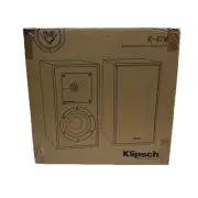 Klipsch Reference R-41M Powerful Detailed Bookshelf Home Speaker Set of 2 Black