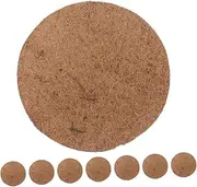 Toyvian 8Pcs Coconut Fiber Nesting Pads for Small Birds Breathable and Comfortable Egg Mats for Pigeon House for Parrots and Poultry Breeding