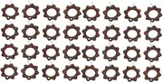 COHEALI Sets Chic Wooden Earring Posts for Jewelry Making Women's and Girls Findings Flower Earrings Matches Outfit Pcs