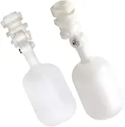 2 Pack 3/8 Mini Plastic Float Valve Kit for RO Water Reverse Osmosis System Water Filter Float Ball Valve for Fish Aquarium (3/8)