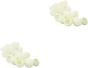400 Pcs Cleaning Silk Facial Balls Natural Silk Cocoons Facial Balls Silkworm Skin Care Accessories Face Natural Silk Ball Cocoons Skin Care Scrub