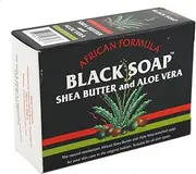 African Black Soap Shea Butter and Aloe Vera, 3.5 oz