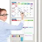 2023 AU Monthly Planner Fridge Calendar Magnetic Whiteboard With markers Eraser