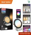 Black 6-Inch Color Changing LED Downlight – Alexa/Google Assistant Compatible