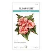 Spellbinders Begonia and Ladybugs Etched Dies from the Summer Solstice Garden Collection by Susan Tierney-Cockburn