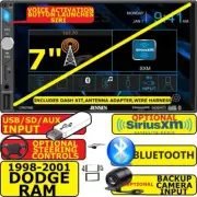 98 99 00 01 DODGE RAM BLUETOOTH USB SD AUX CAR RADIO STEREO WITH OPT. SIRIUSXM