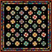 VIVACIOUS - 116" x 116" - Quilt-Addicts Pre-cut Quilt Kit King size`