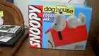 Vintage Peanuts Snoopy Ceramic Doghouse Cookie Jar Benjamin & Medwin 1993